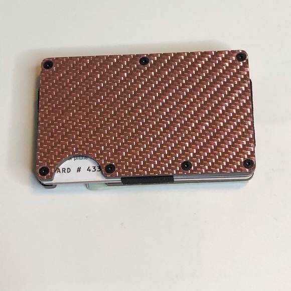 Carbon Fiber 3K RFID Slim Design Wallet Money Clip - Picture 7 of 7
